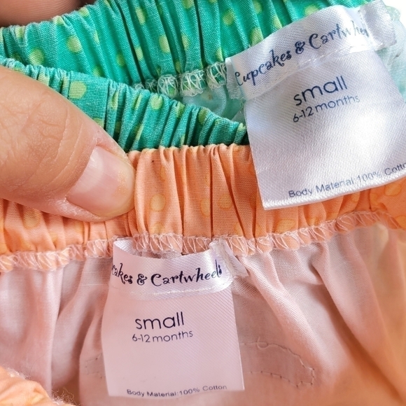 2 Cupcakes and Cartwheels sz 6-12m diaper covers - Picture 10 of 10
